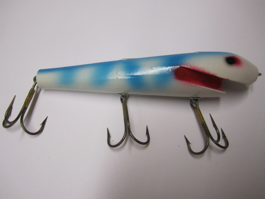 Fudally Reef Hawg 6 Wood Muskie Musky Fishing Lure Excellent Condition